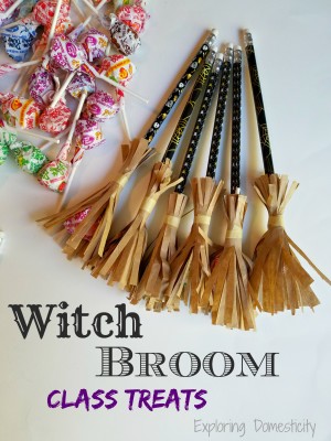 Witch Broom Halloween Class Treats