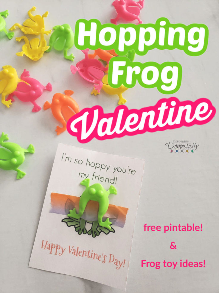 Frog Valentines With Hopping Frogs Exploring Domesticity