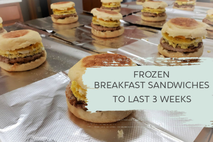 Frozen Breakfast Sandwiches to last 3 weeks - feature