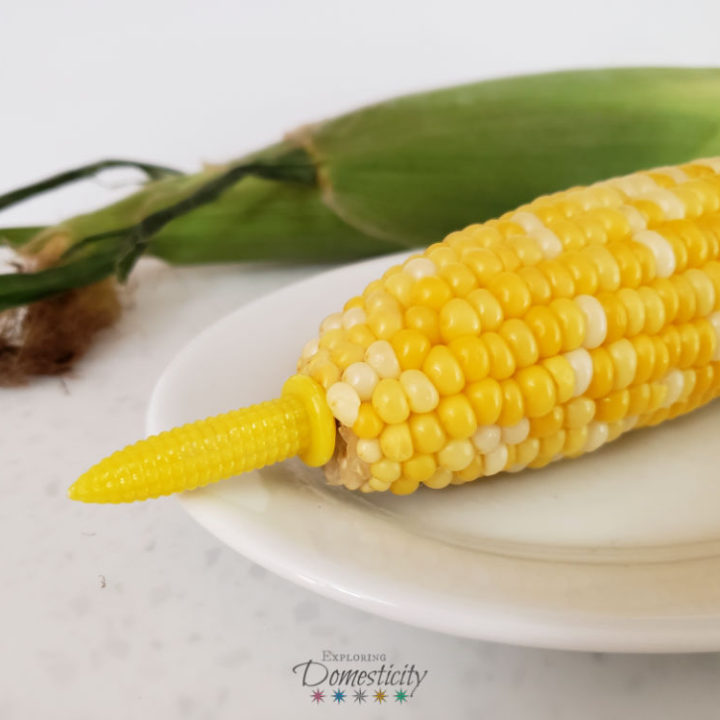 Best way to get silk of corn on the cob No Peel Microwave Corn On The Cob Aka The Best Trick Ever Exploring Domesticity