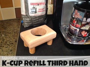 Kcup refill third hand