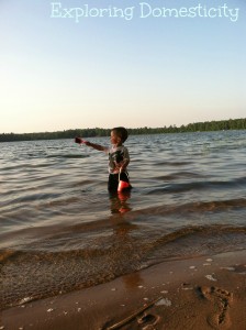 2yo at the lake