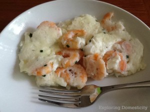 shrimp egg scramble