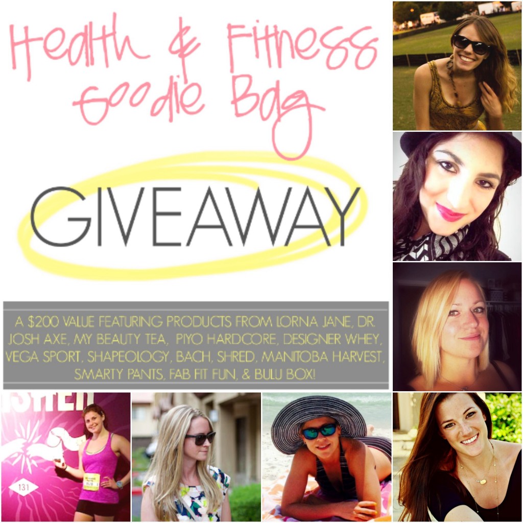 Health and fitness goodie bag giveaway bloggers