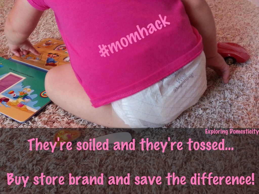 #momhack saving on diapers