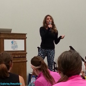 Jillian Michaels: Key Note Speaker at IDEA World BlogFest with SweatPink