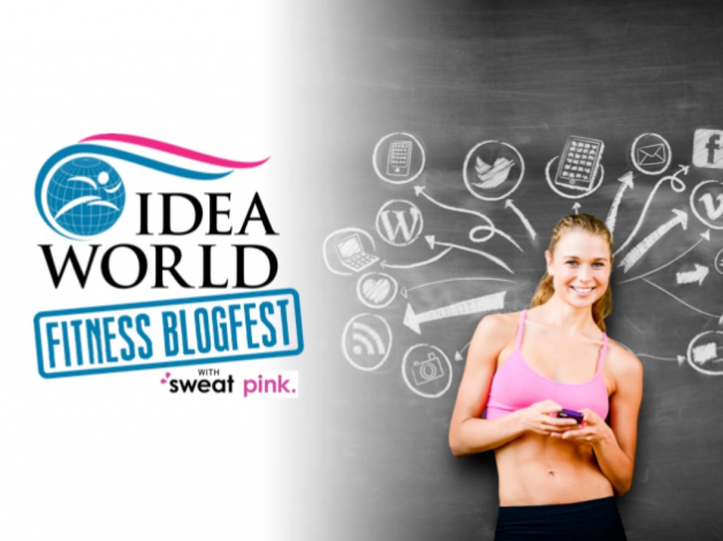 IDEA World Fitness BlogFest with Sweat Pink