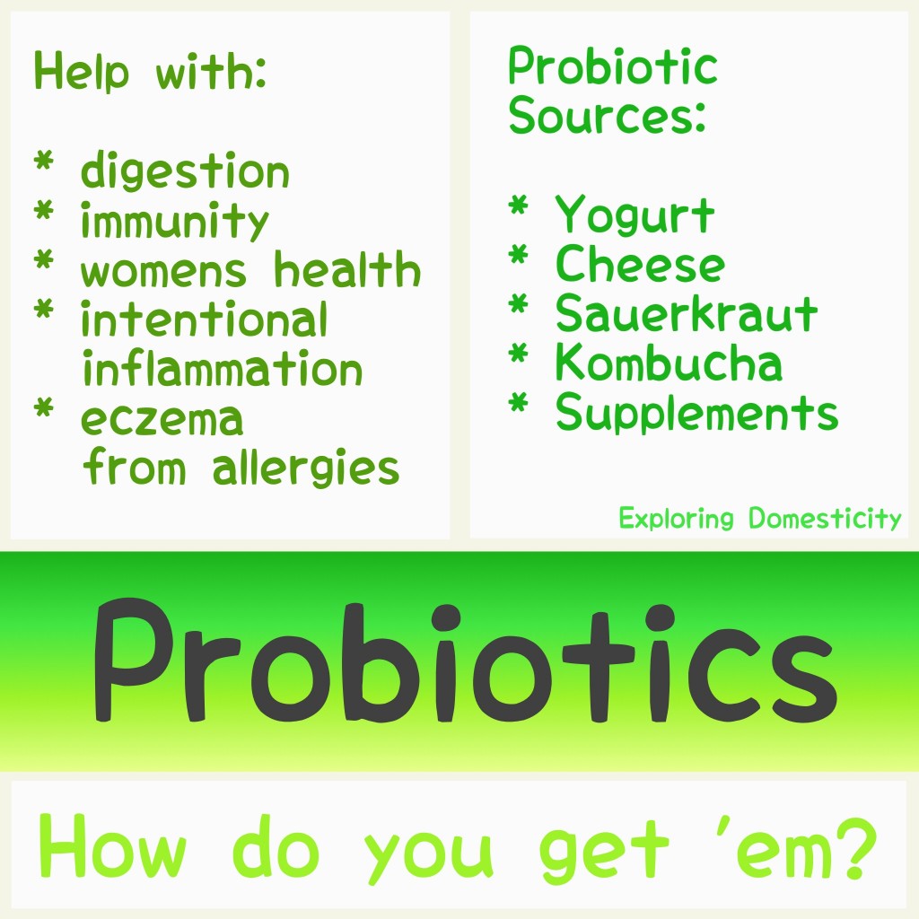 Probiotic benefits and sources