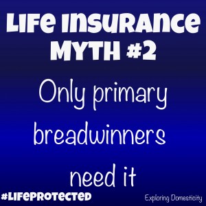SBLI life insurance myth #2: only primary breadwinners need it
