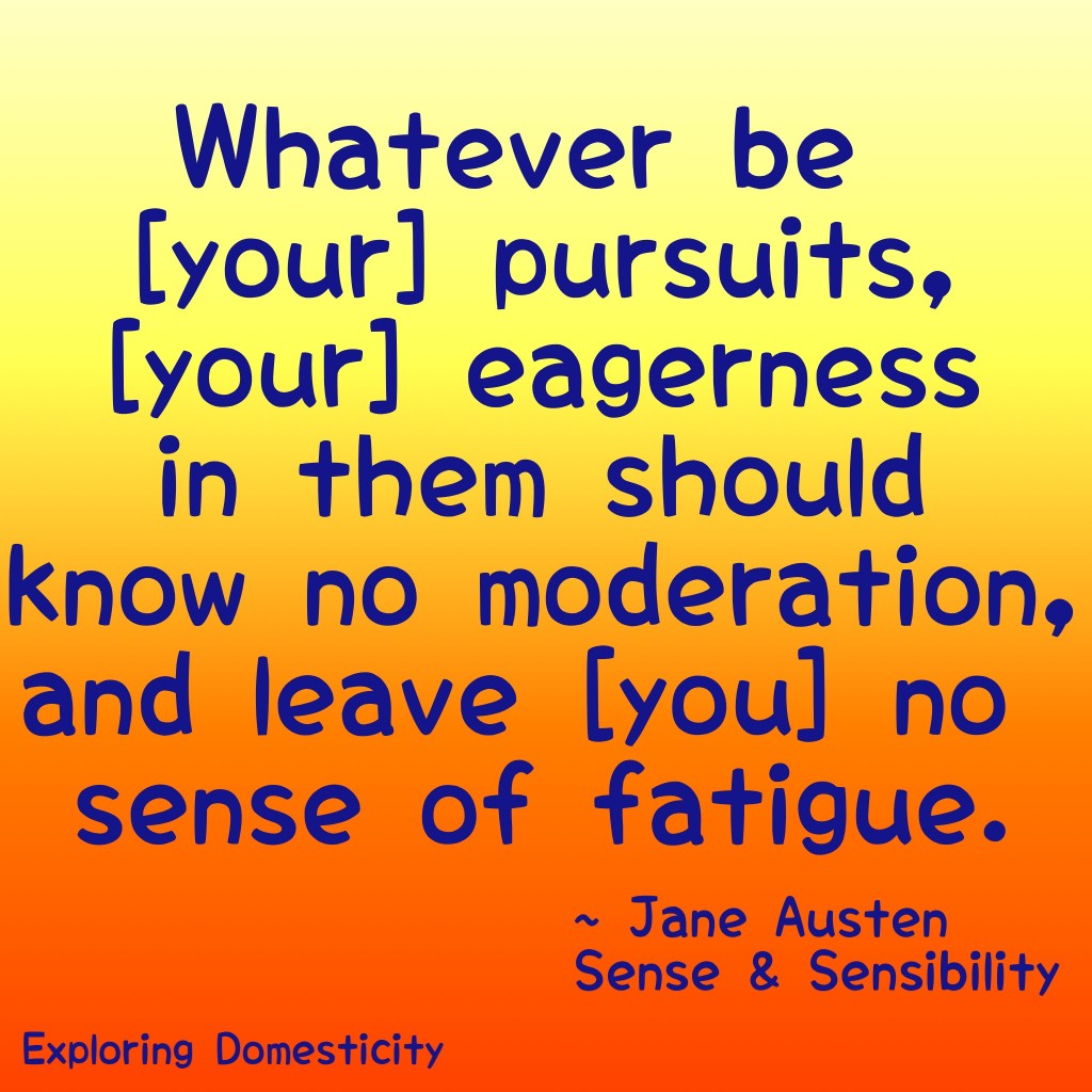 Jane Austen Words of Wisdom: Pursuits {a page full of Jane Austen Quotes}