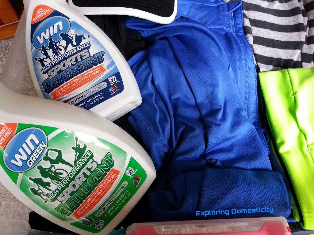 WIN detergent for athletic clothes