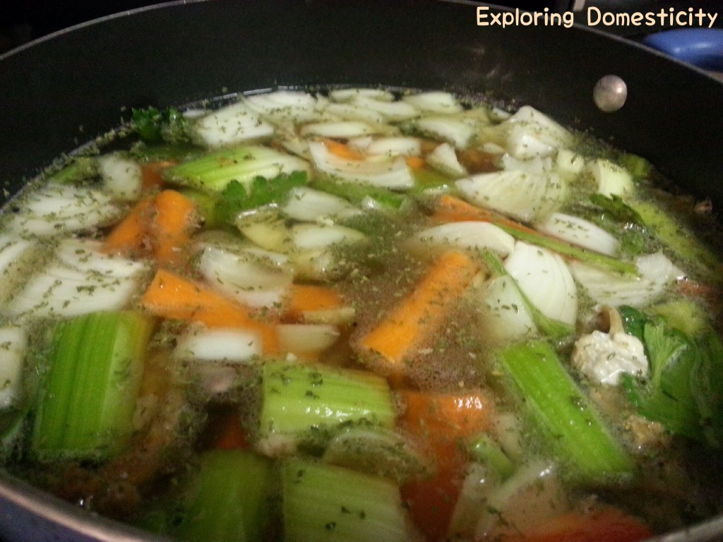 It's so easy to make your own chicken stock! Why buy!?