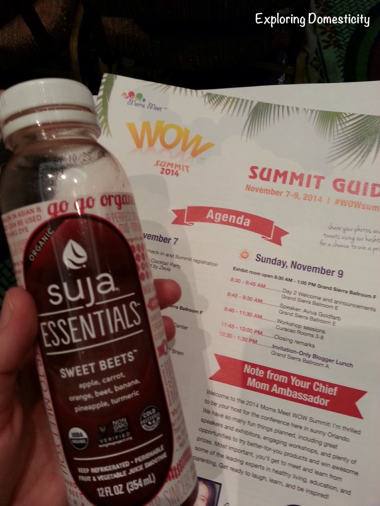 WOW Summit 2014 schedule and Suja