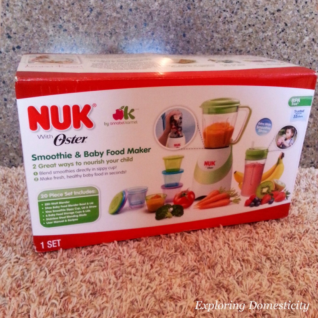 NUK Baby Food and Smoothie Maker Giveaway