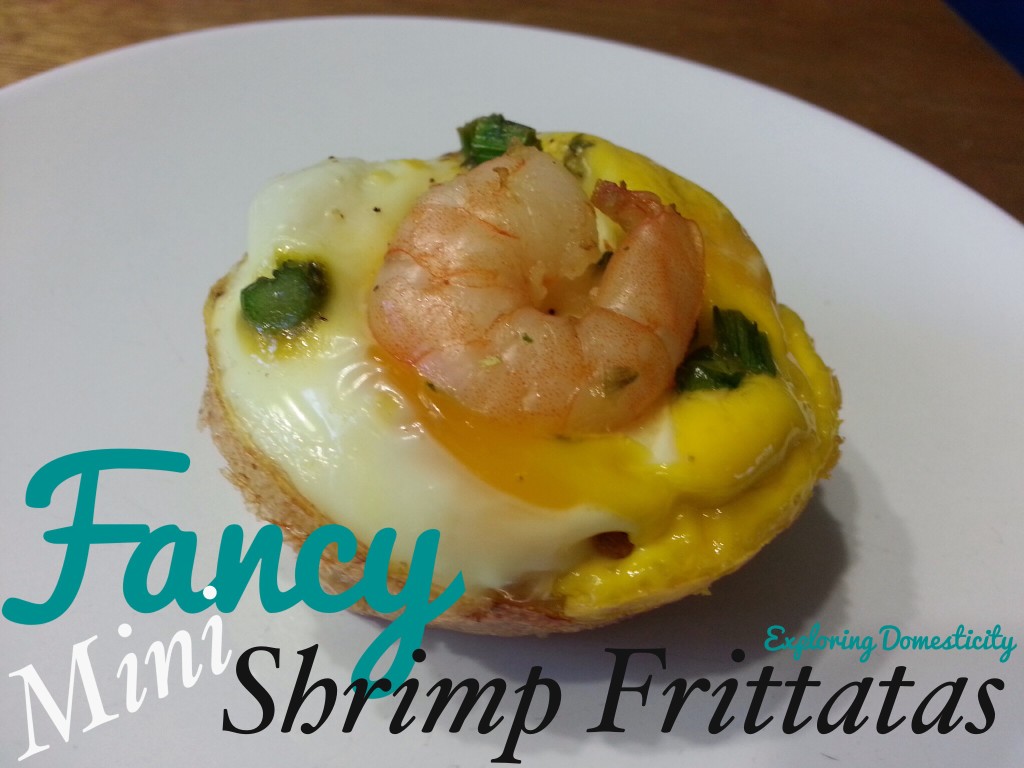 Fancy Mini Shrimp Frittatas