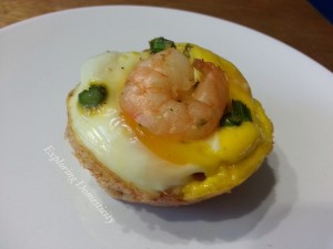 Fancy Mini Shrimp Frittatas