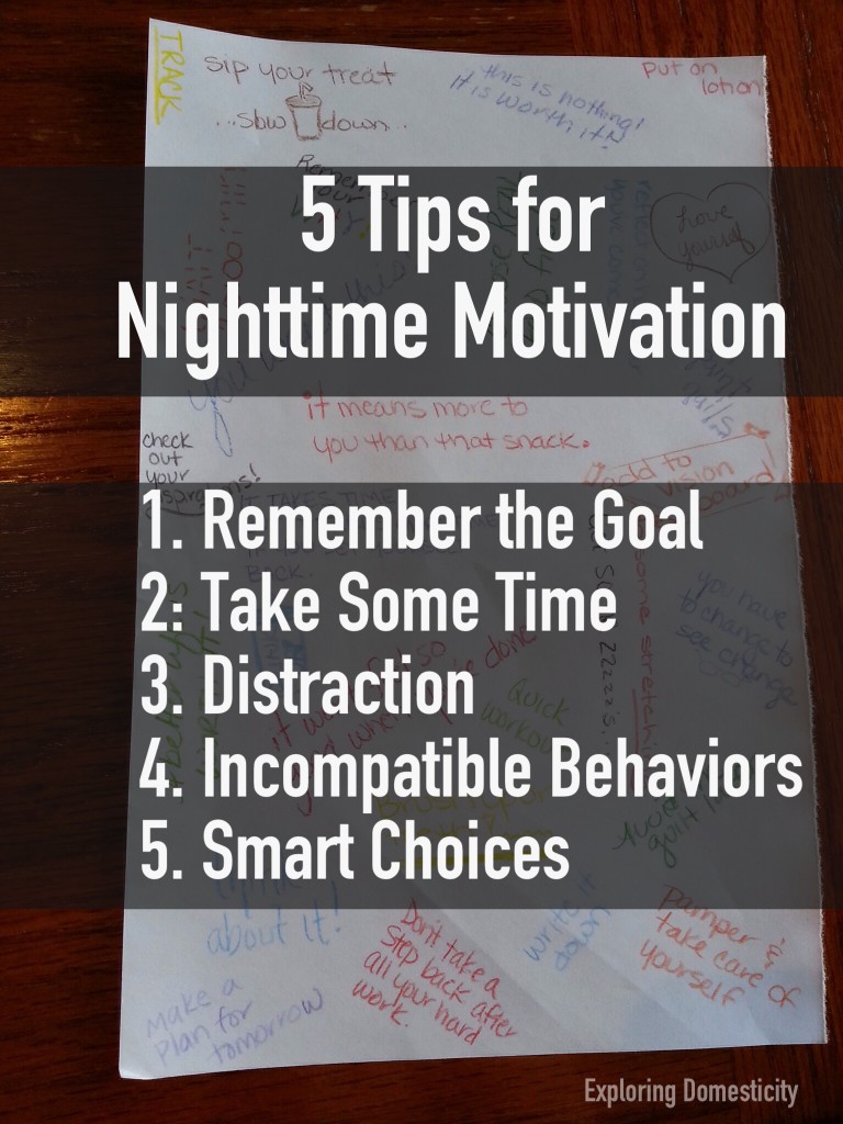 5 Tips for Nighttime Motivation