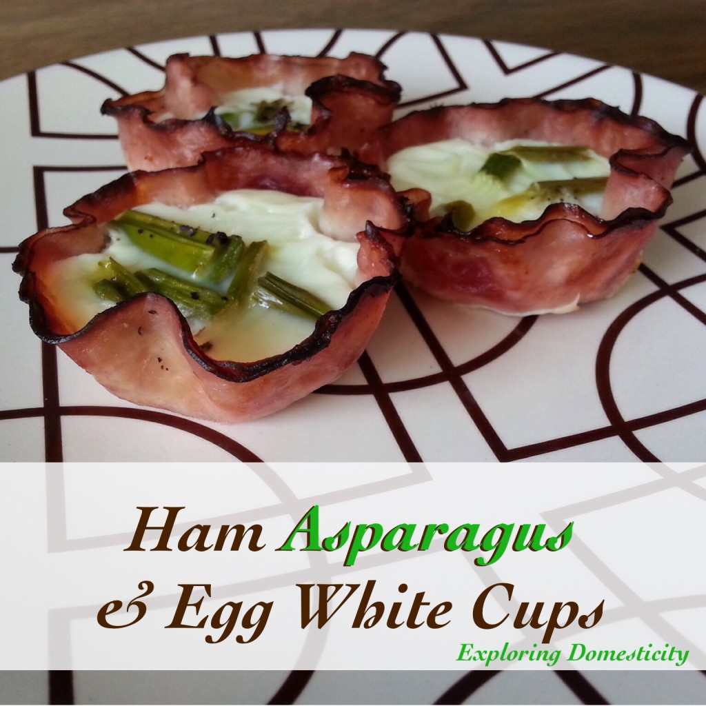 Ham Asparagus & egg White Cups