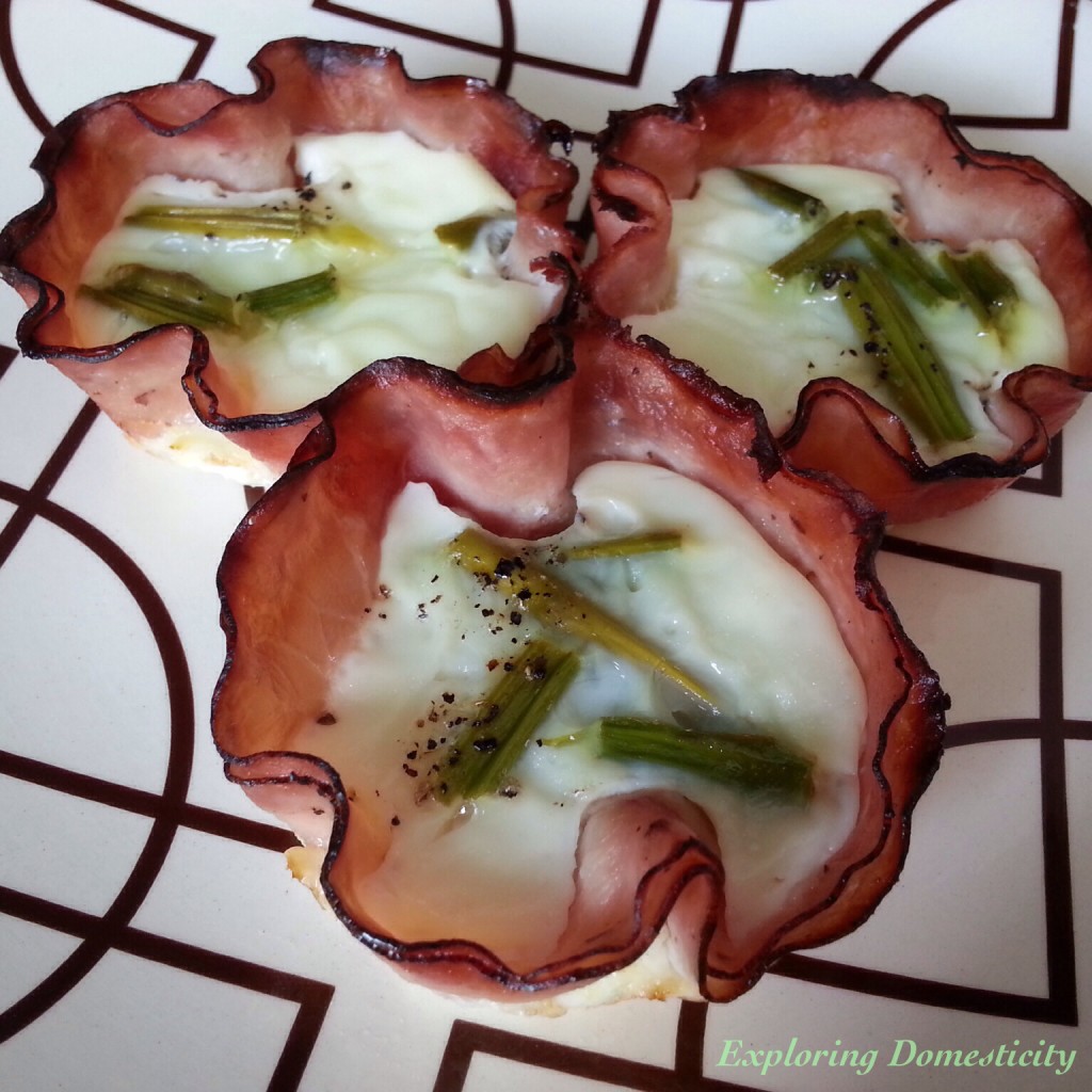 Ham Asparagus & Egg White Cups