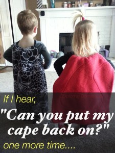 Two-minute T-shirt Superhero Cape