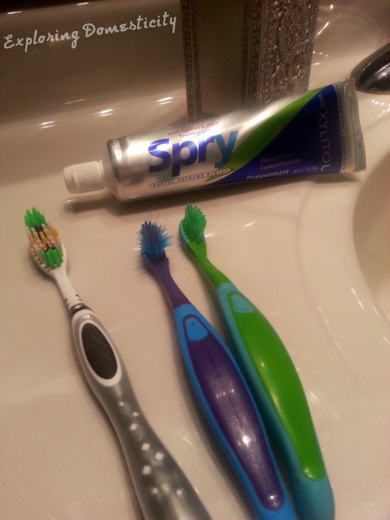 Spry toothpaste