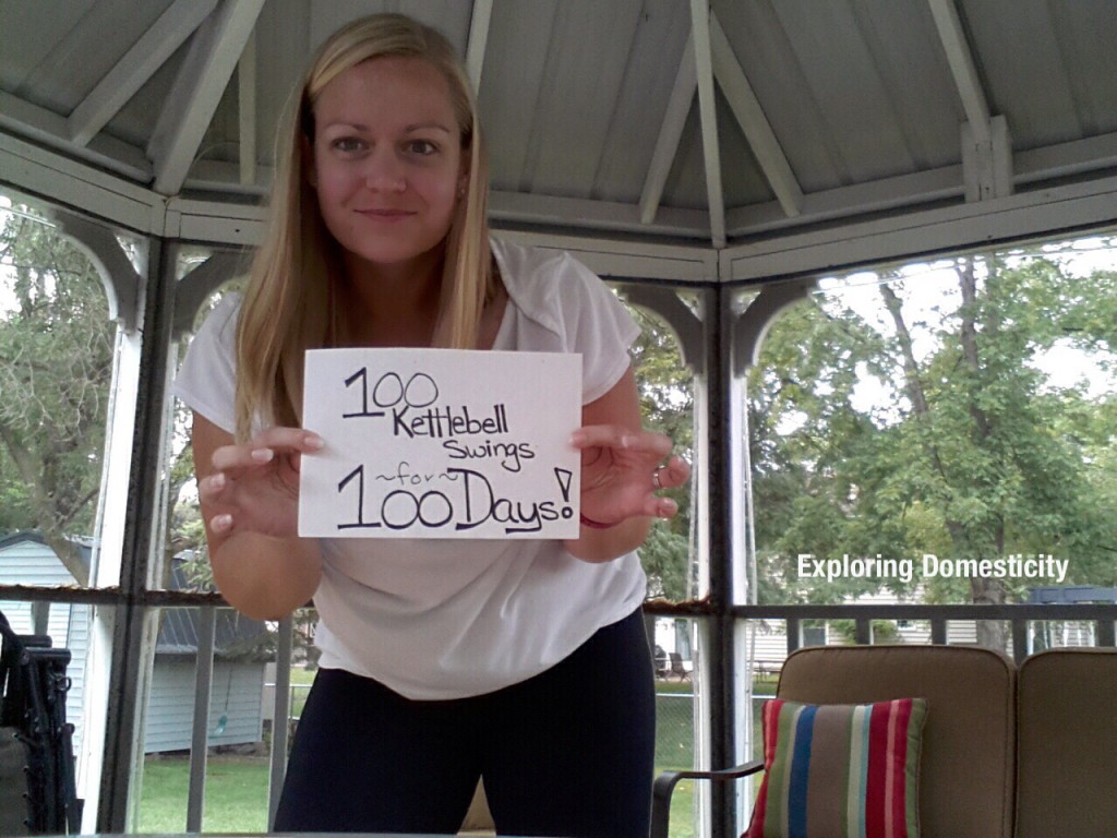 100 kettlebell swings for 100 days: day 1