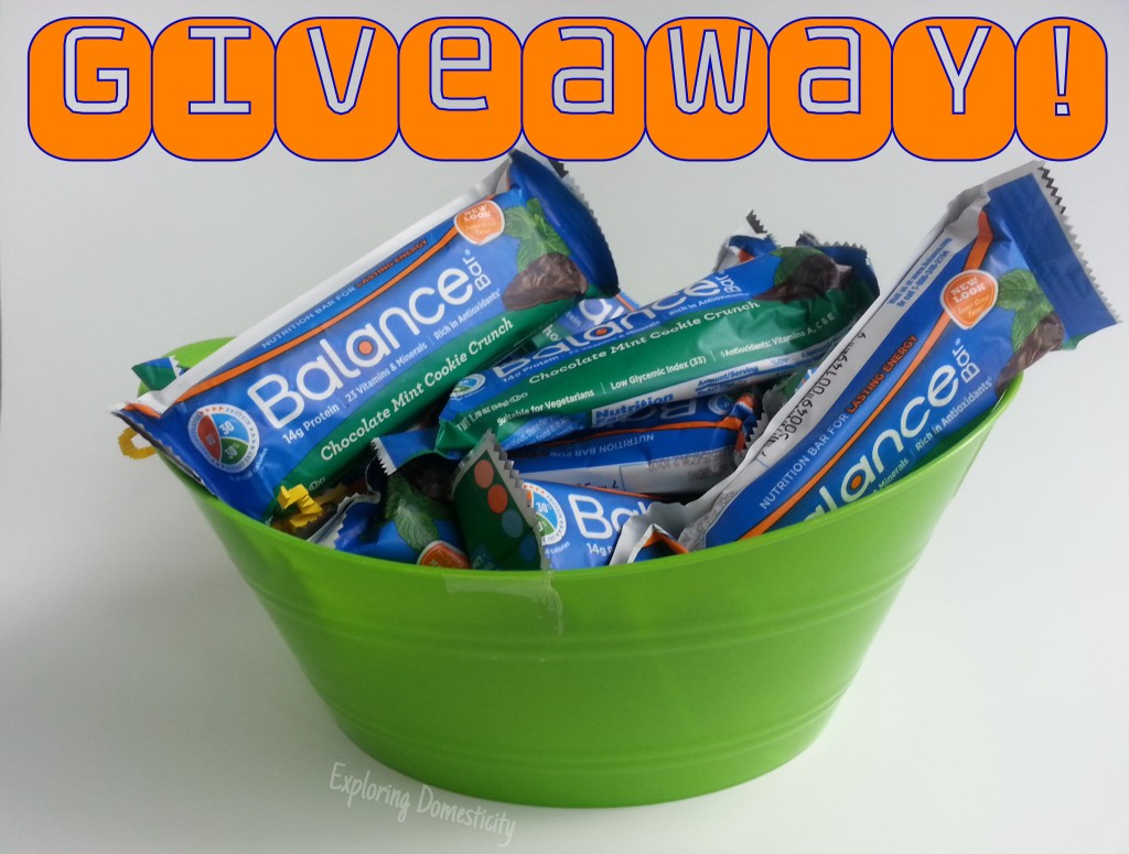 International chocolate day balance bar giveaway - fall into fitness giveaway hop