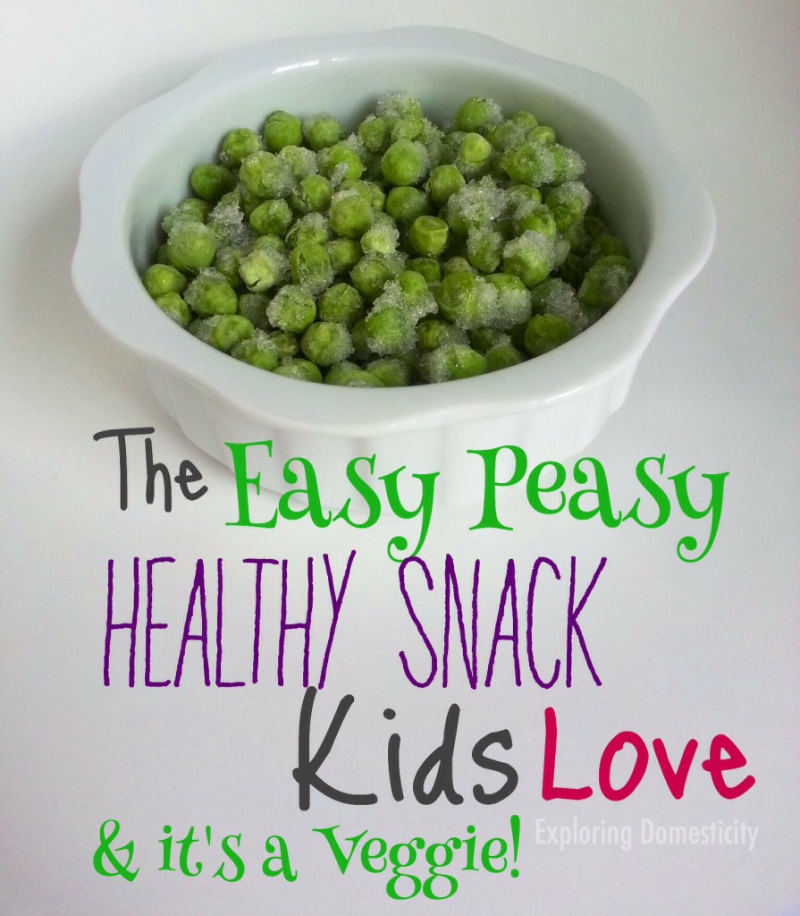 The easy peasy healthy snacks kids love! And it's a veggie!