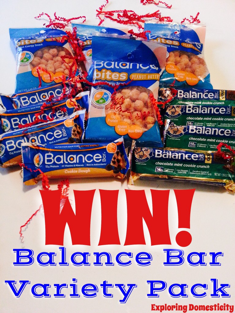Balance Bar Giveaway