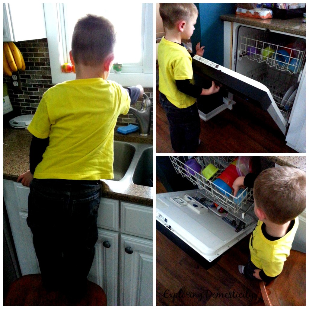 Making Cleaning Fun for Kids - teach new skills and praise each step