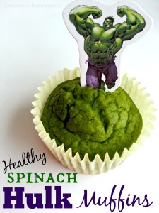 healthy spinach hulk muffins