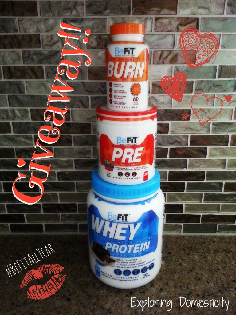 BeFit Nutrition Products Giveaway