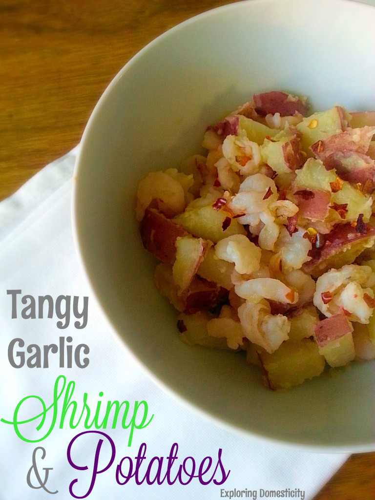 Tangy Garlic Shrimp and Potatoes