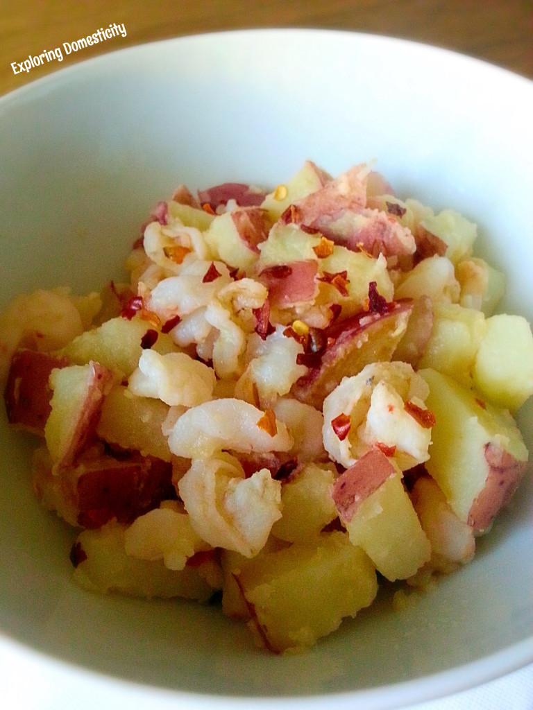 Tangy Garlic Shrimp and Potatoes