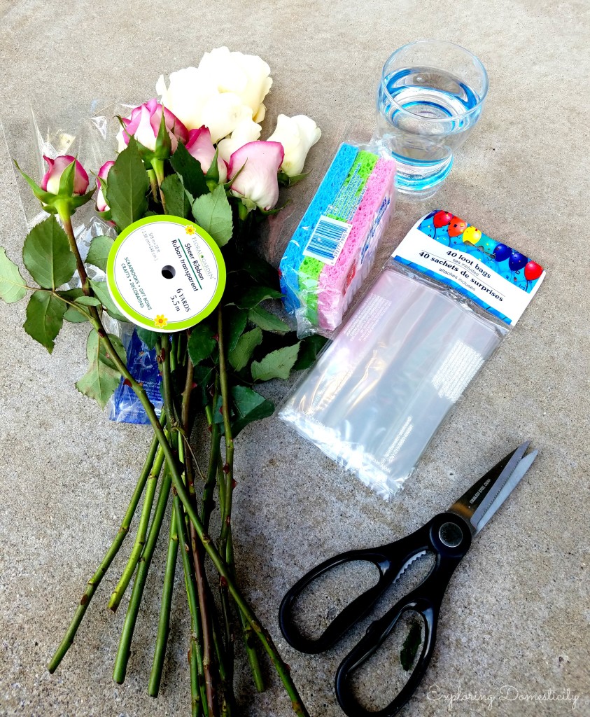 Easy and Adorable Way to Give Fresh Flowers: what you need