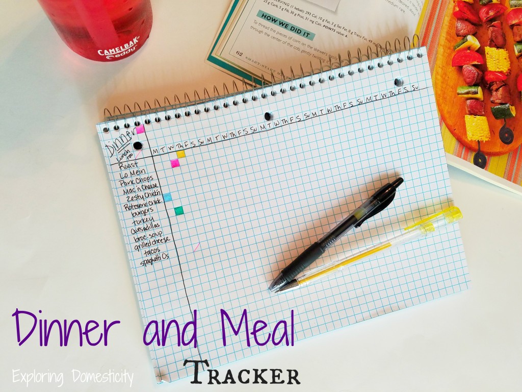 Dinner and Meal Tracker