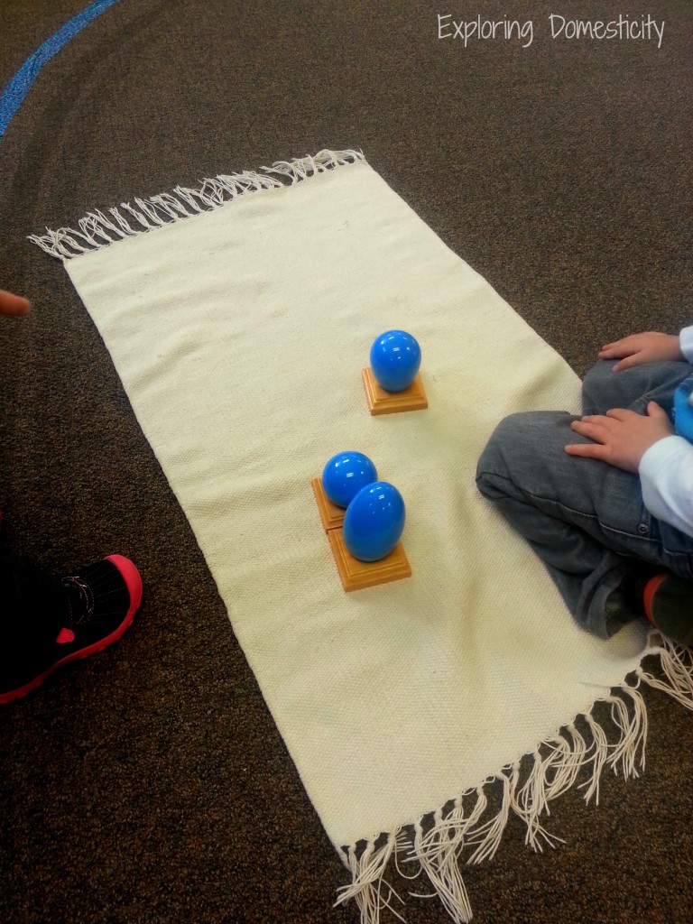 less mess playtime with a montessori work mat