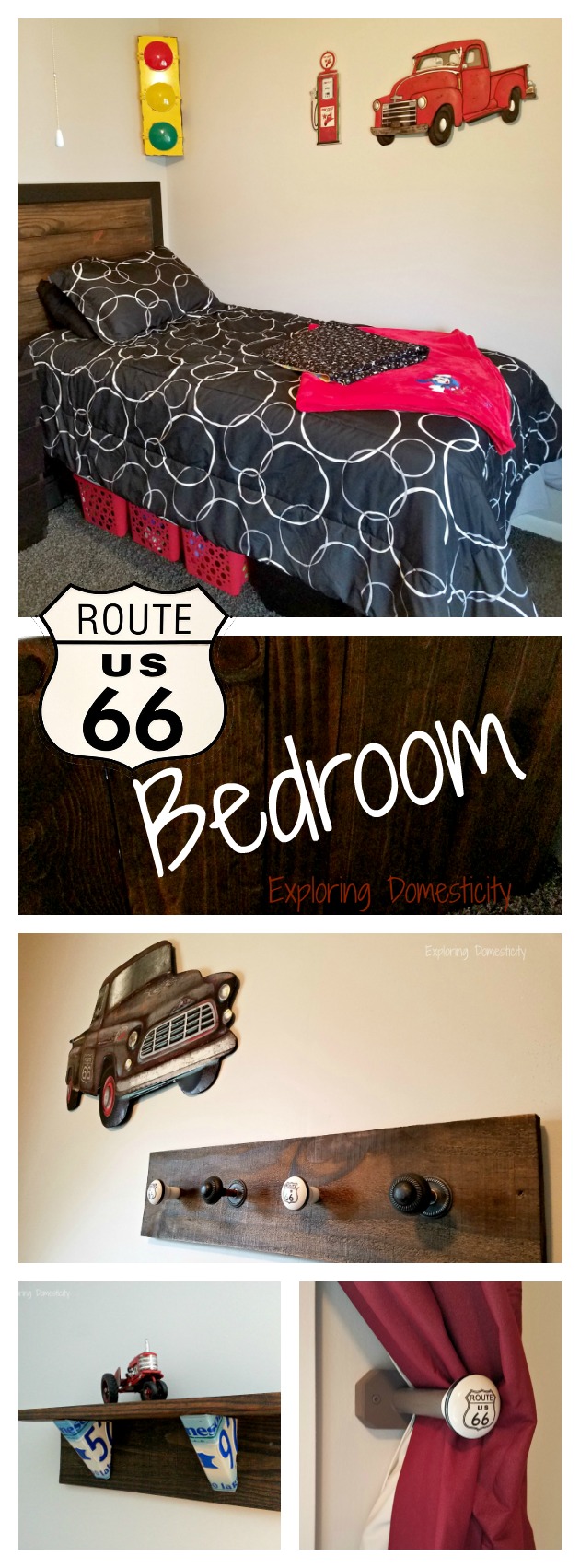 Route 66 Bedroom: with anyone-can-do-them special touches ⋆ Exploring ...