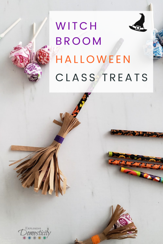 Witch Broom Halloween Class Treats Craft