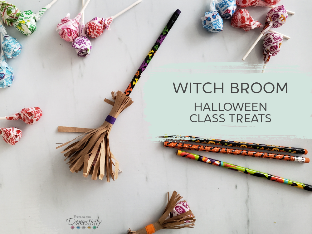 Witch Broom Halloween Class Treats ⋆ Exploring Domesticity