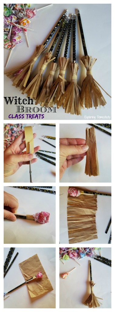 Witch Broom Halloween Class Treats