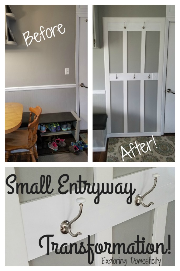 Small Entryway Transformation Before and After