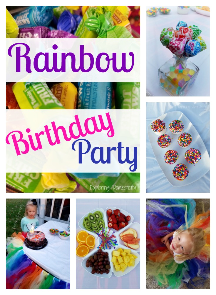 Rainbow Birthday Party: decorations, food, and special touches