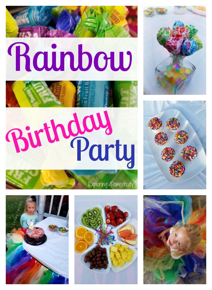 Rainbow Birthday Party: decorations, food, and special touches ⋆ Exploring  Domesticity