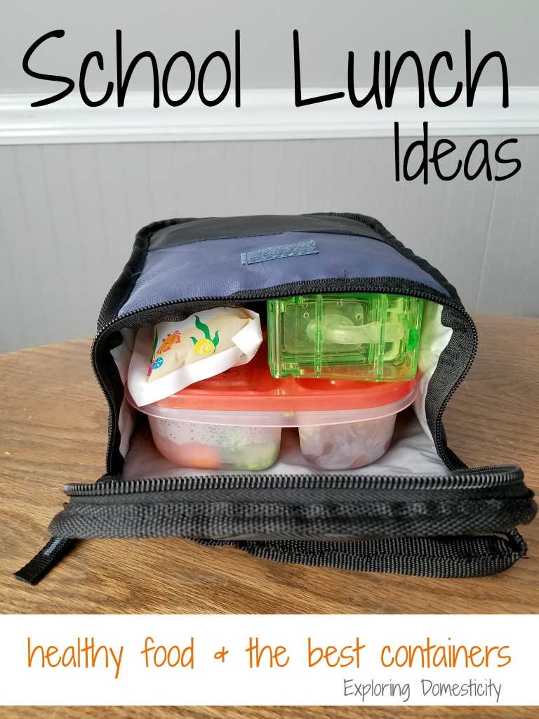 School Lunch Ideas: healthy food and the best containers