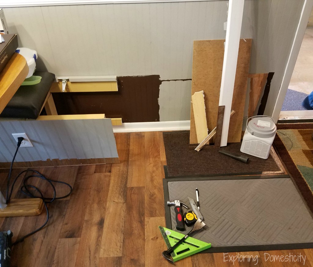 Small Entryway Transformation Prepwork