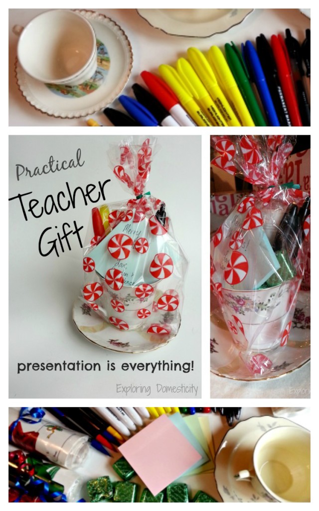 Practical Teacher Gift: Practical ideas and adorable presentation