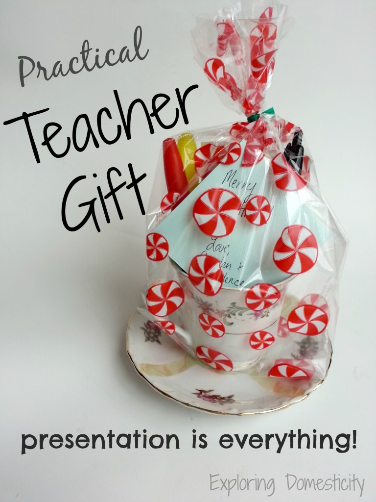 Practical Teacher Gift: Presentation is everything!