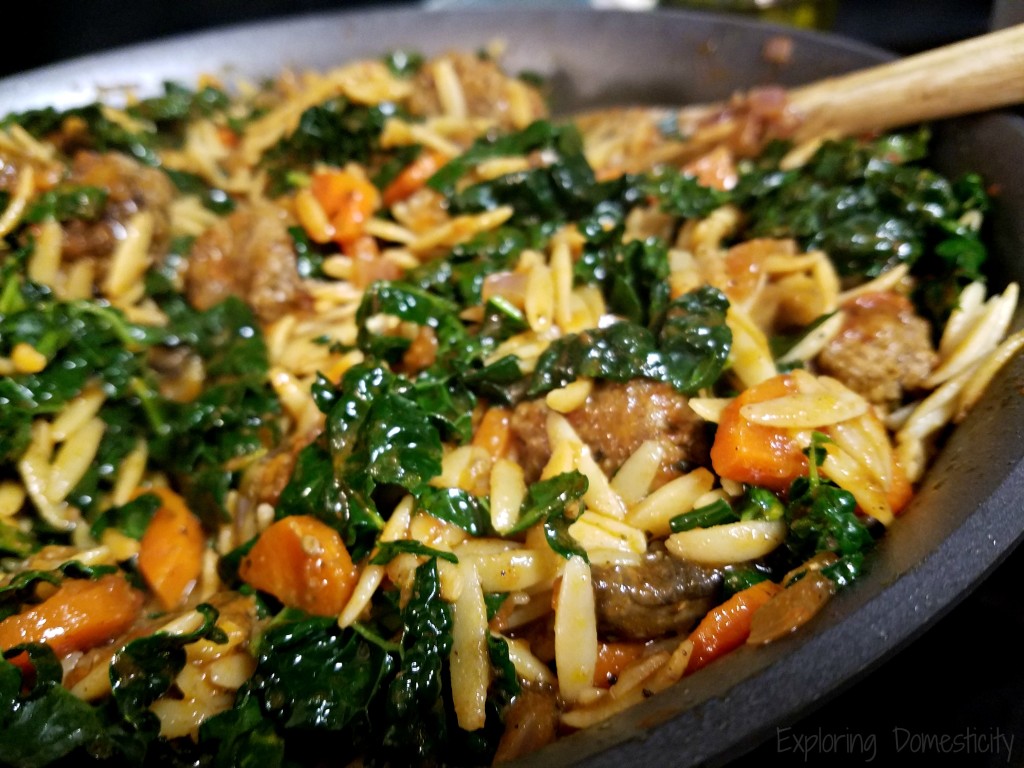 Green Chef Italian Meatballs and Orzo