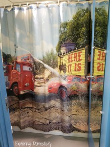 WDW Art of Animation Cars Suites Bathroom Shower Curtain